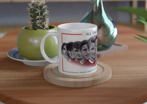 Manchester United All Time Top Scorers Mug
