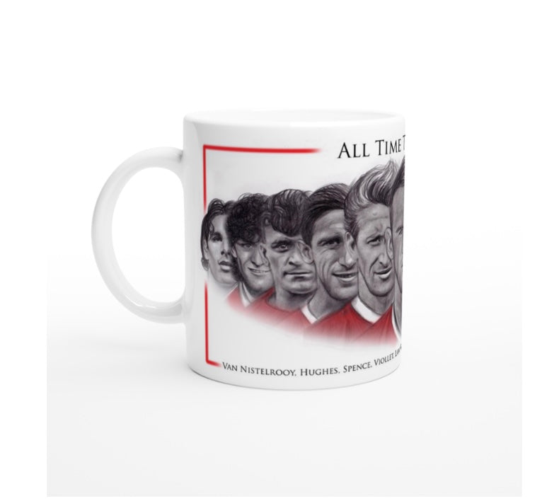 Manchester United All Time Top Scorers Mug